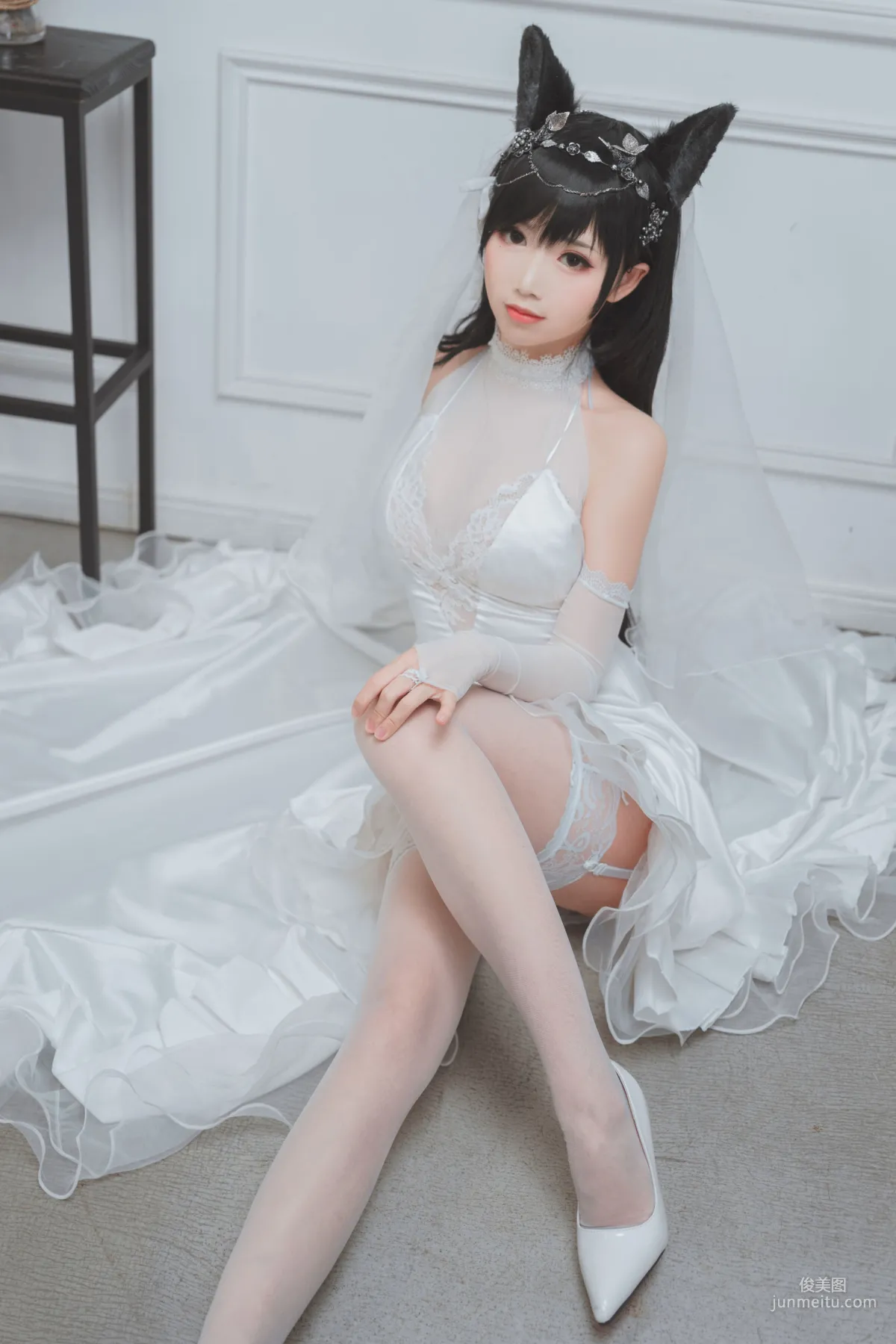 面餅仙兒《愛宕花嫁》 [福利COSPLAY] 寫真集 17