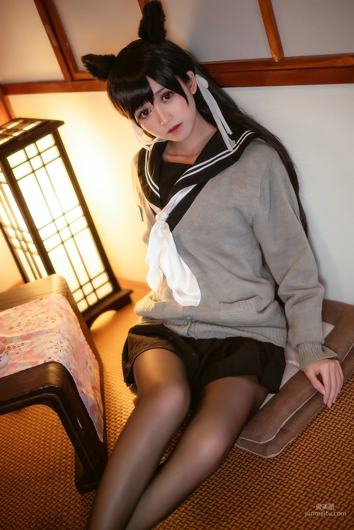 鳗鱼霏儿《碧蓝航线 校服》 [COSPLAY美女] 写真集1