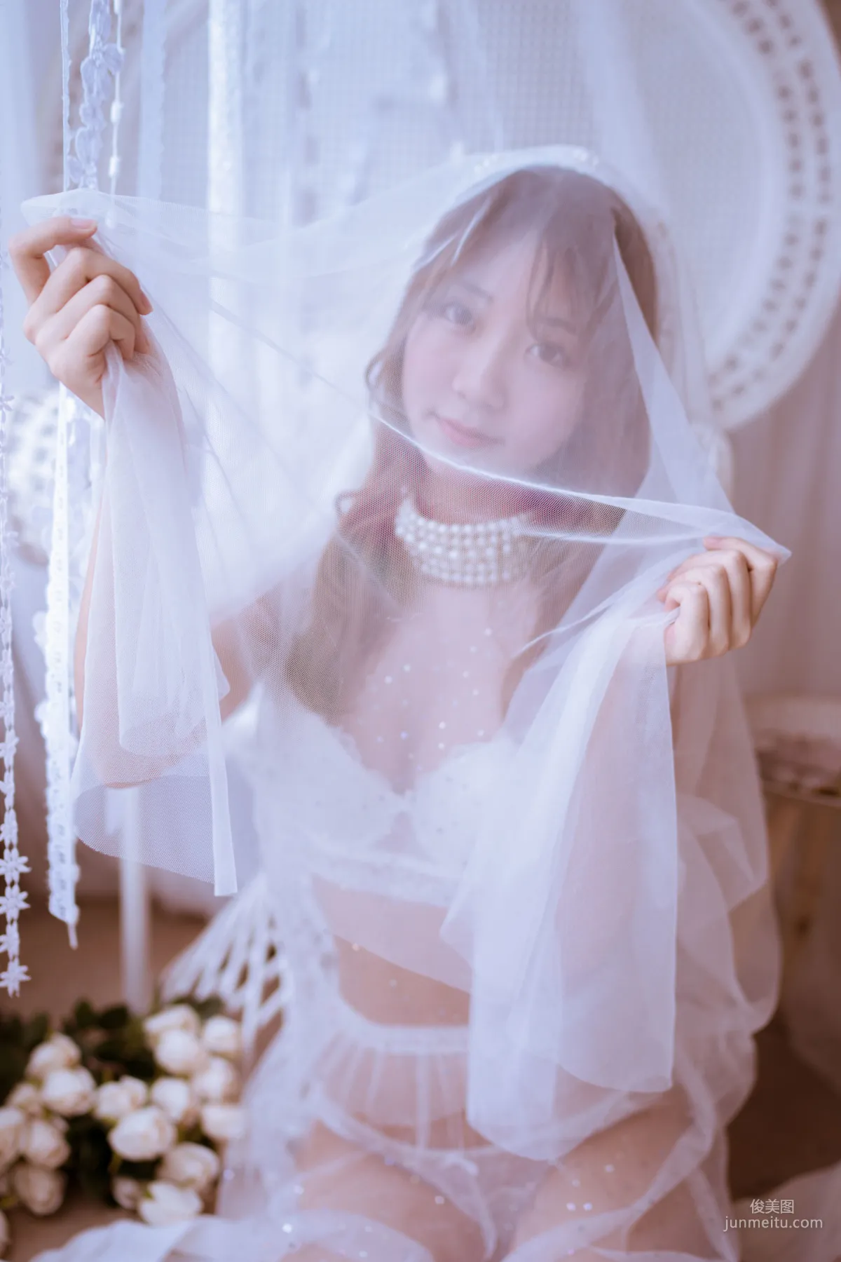 COSER黑川《年上彼女 婚紗+毛衣》 [COSPLAY少女] 寫真集 13