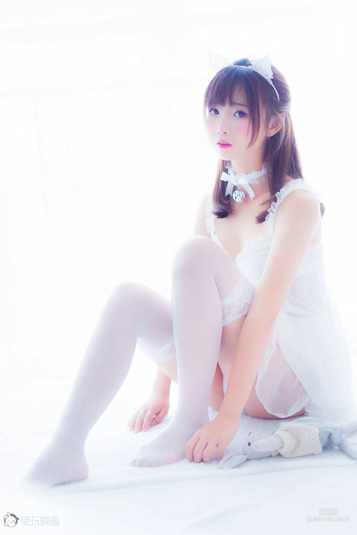 面餅仙兒《吊帶睡衣》 [福利COSPLAY] 寫真集 9