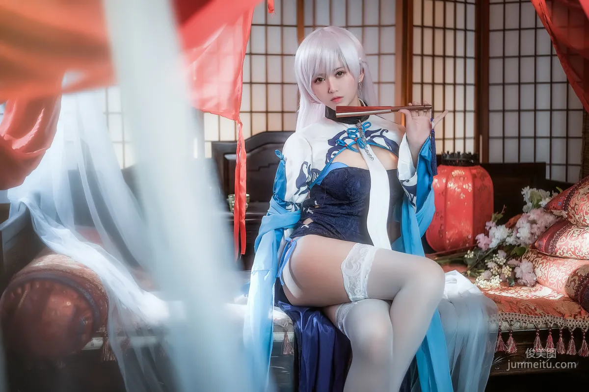 鳗鱼霏儿《碧蓝华裳 贝姐》  [COSPLAY美女] 写真集1