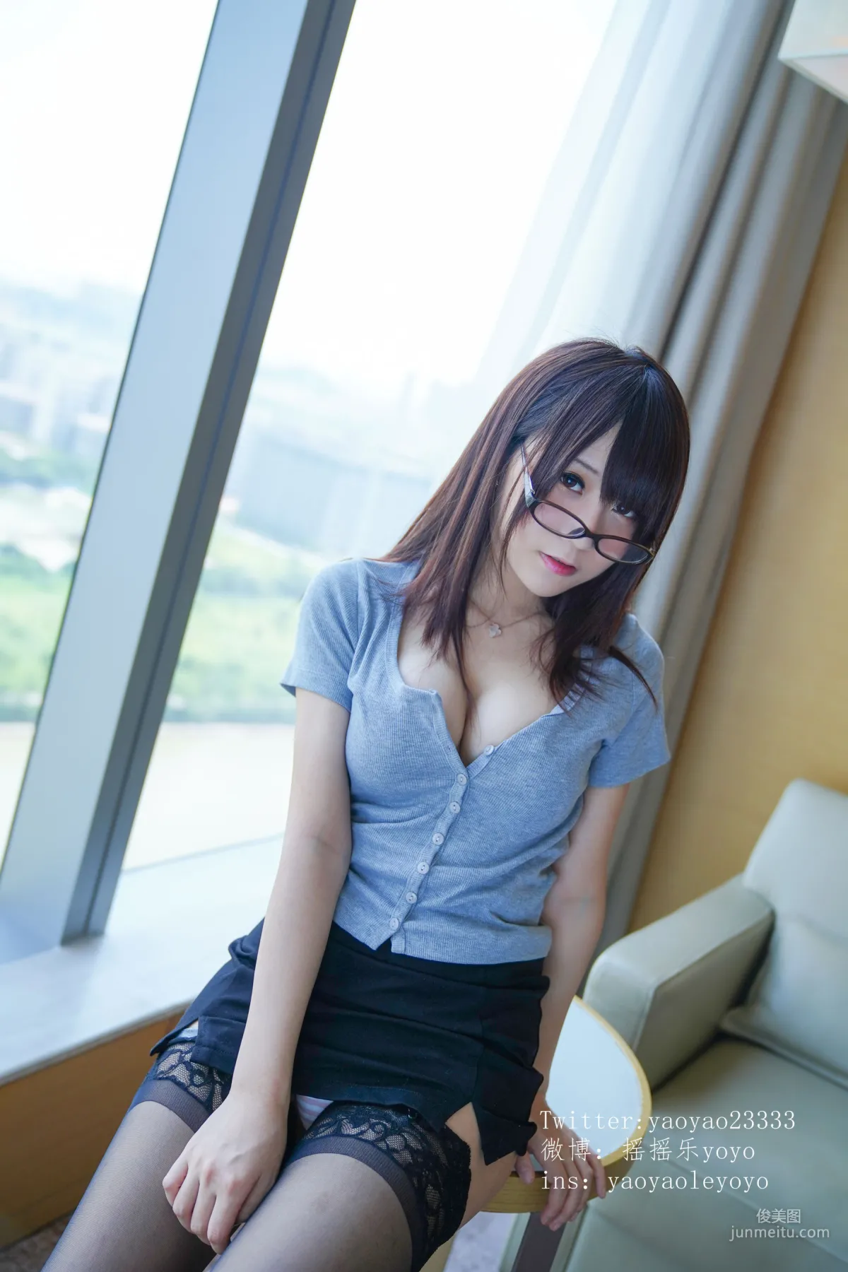 COSER搖搖樂yoyo《制服禦姐》 [COSPLAY福利] 寫真集 3