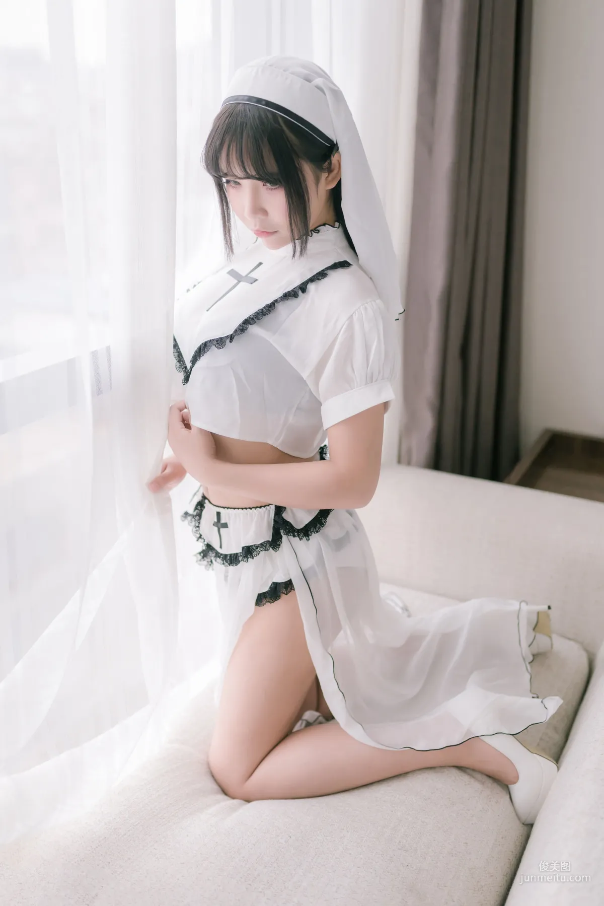 COSER抱走莫子aa《純白修女》 [COSPLAY美女] 寫真集 24