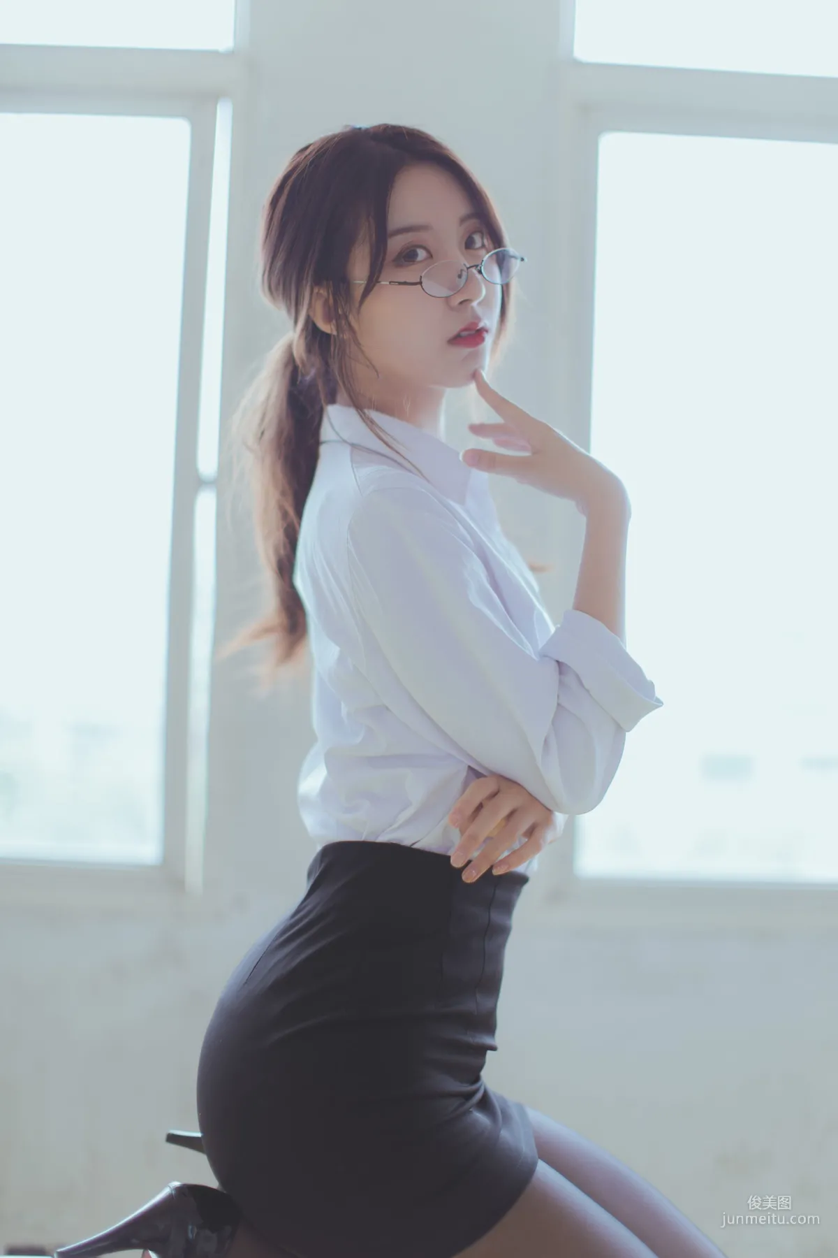 COSER黑川《黑絲教師》 [COSPLAY福利] 寫真集 40