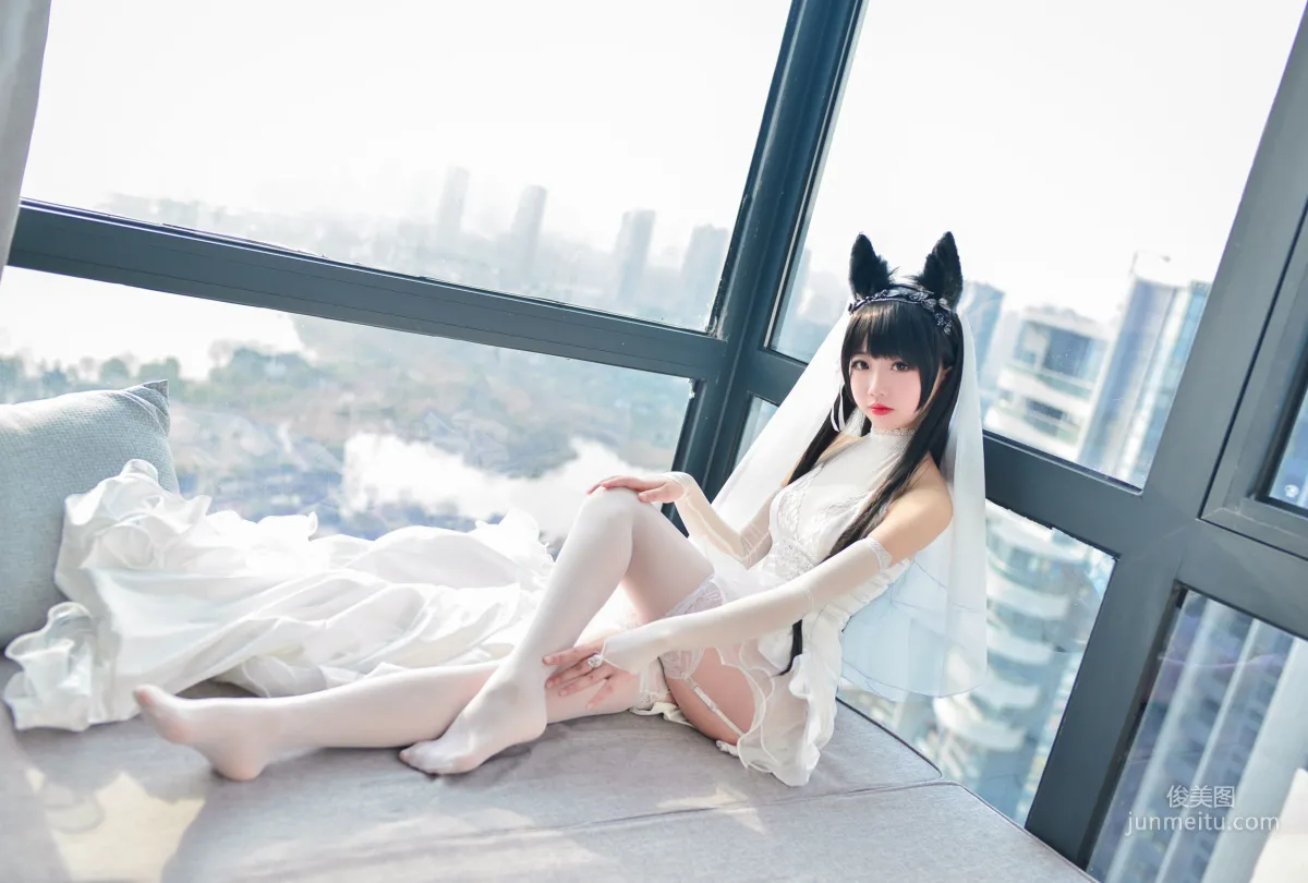 雪琪SAMA《愛宕婚紗》 [福利COSPLAY] 寫真集 23