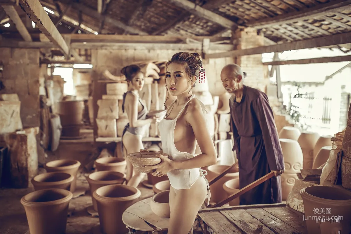 Thuy Nga Pham《越南陶瓷村》性感人體寫真集 34