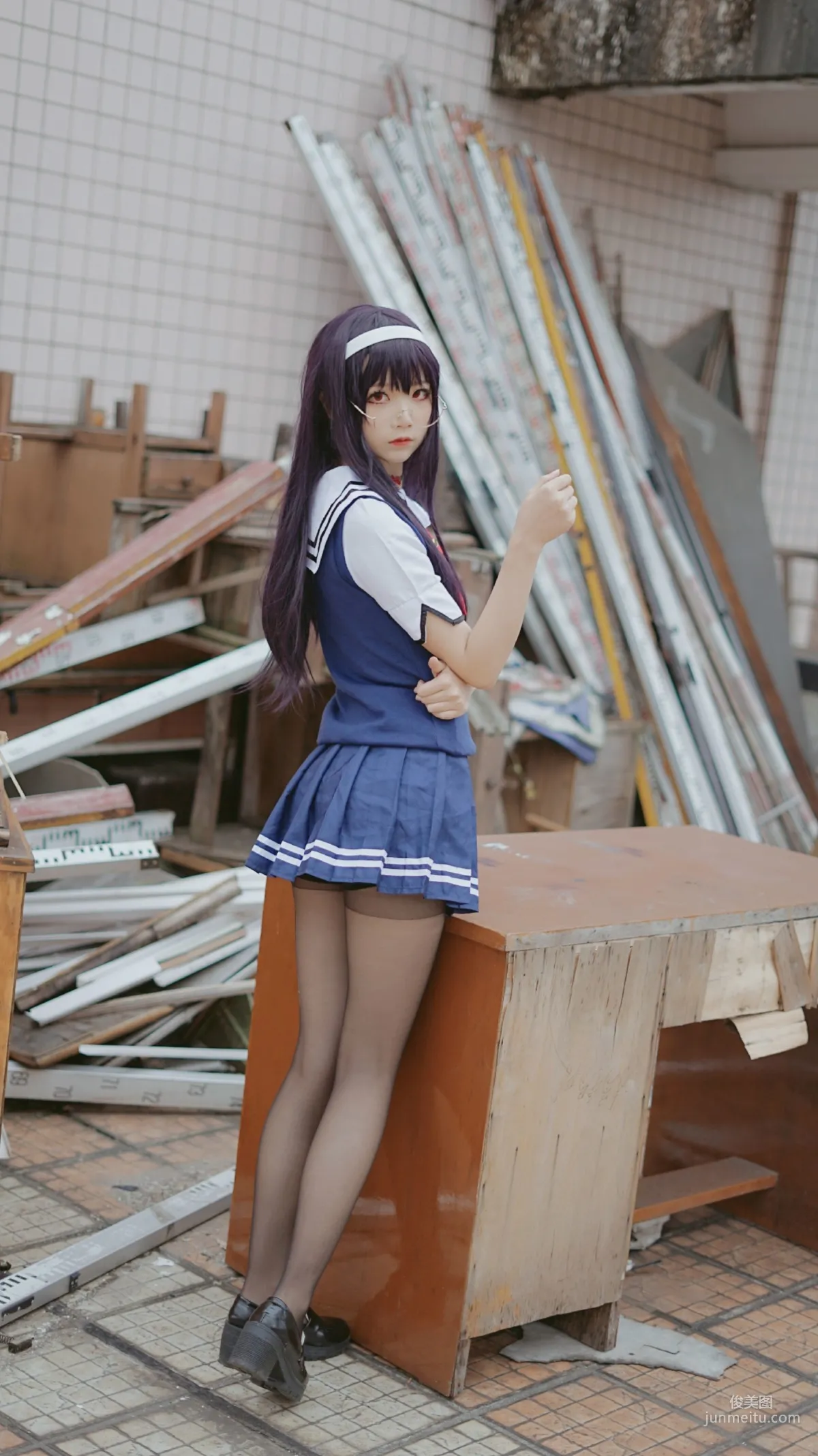 清純少女五更百鬼《學姐校服》 [COSPLAY美女] 寫真集 4
