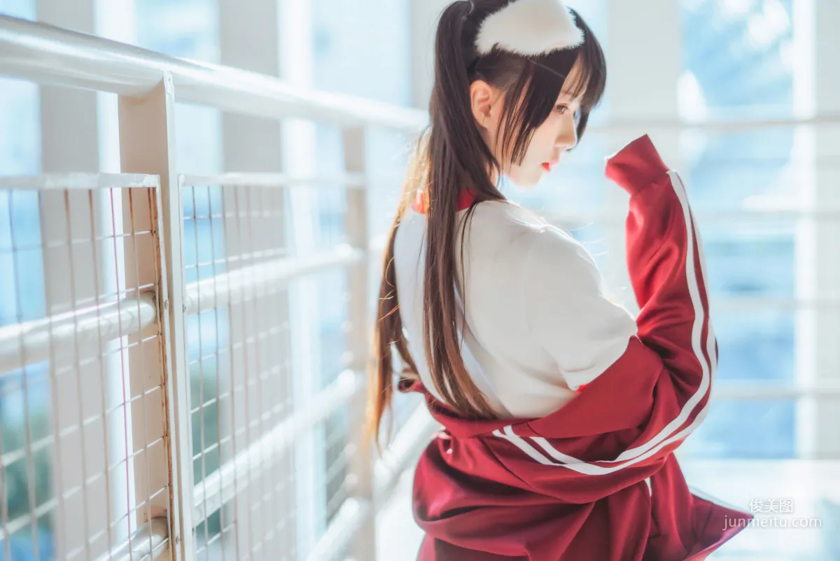 桜桃喵《紅色體操服》 [COSPLAY美女] 寫真集 10