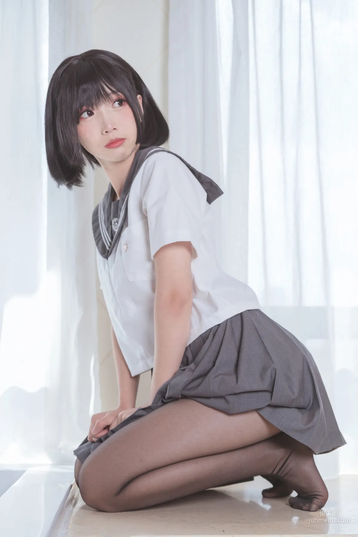 面饼仙儿《脑内少女 黑丝JK》 [福利COSPLAY] 写真集7