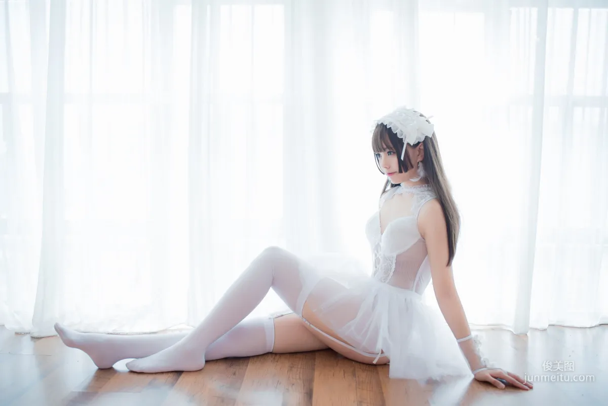 小野妹子w《白色紗裙+蕾姆護士+蕾姆兔女郎》 [COSPLAY美女] 寫真集 4