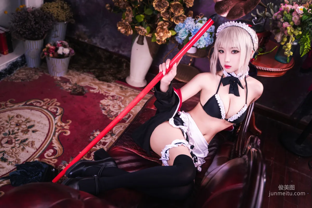 鬼畜瑤在不在w《黑絲女仆》 [COSPLAY福利] 寫真集 8