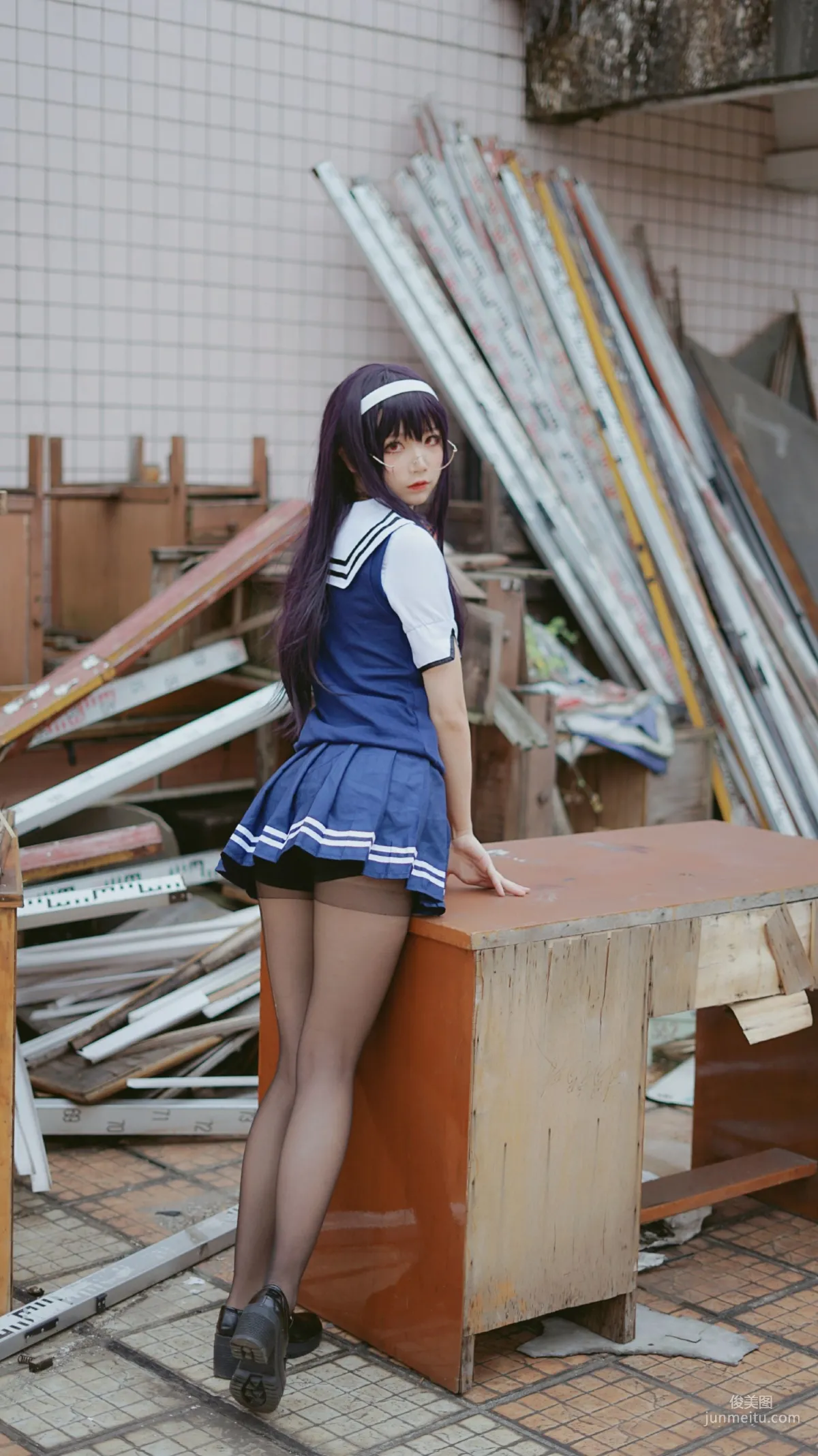 清純少女五更百鬼《學姐校服》 [COSPLAY美女] 寫真集 5