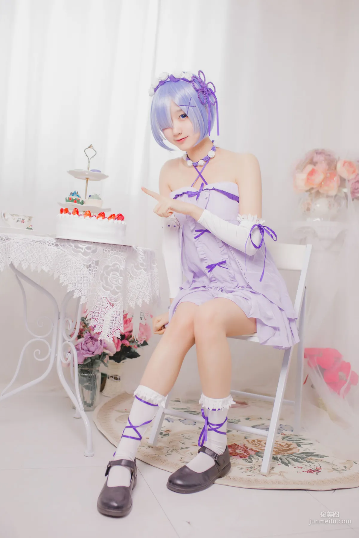 木綿綿OwO《雷姆生日》 [COSER美女] 寫真集 16