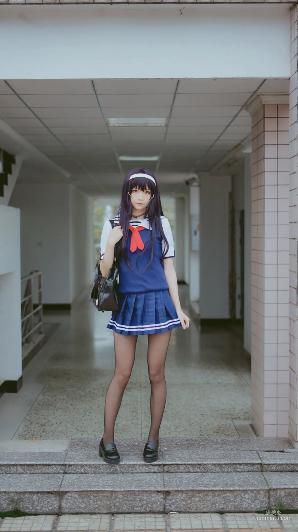 清純少女五更百鬼《學姐校服》 [COSPLAY美女] 寫真集 23