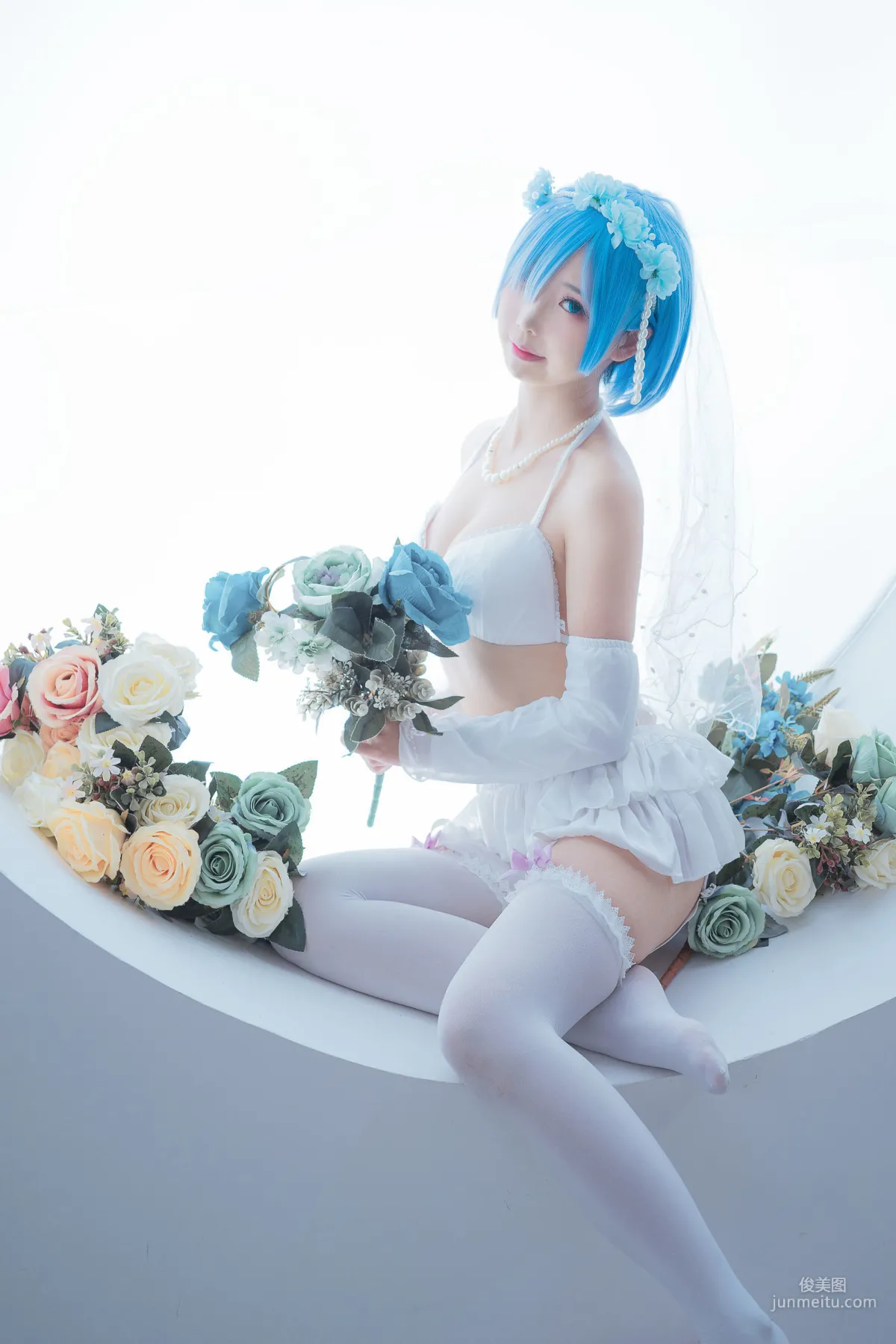 面饼仙儿《花嫁蕾姆》 [福利COSPLAY] 写真集18