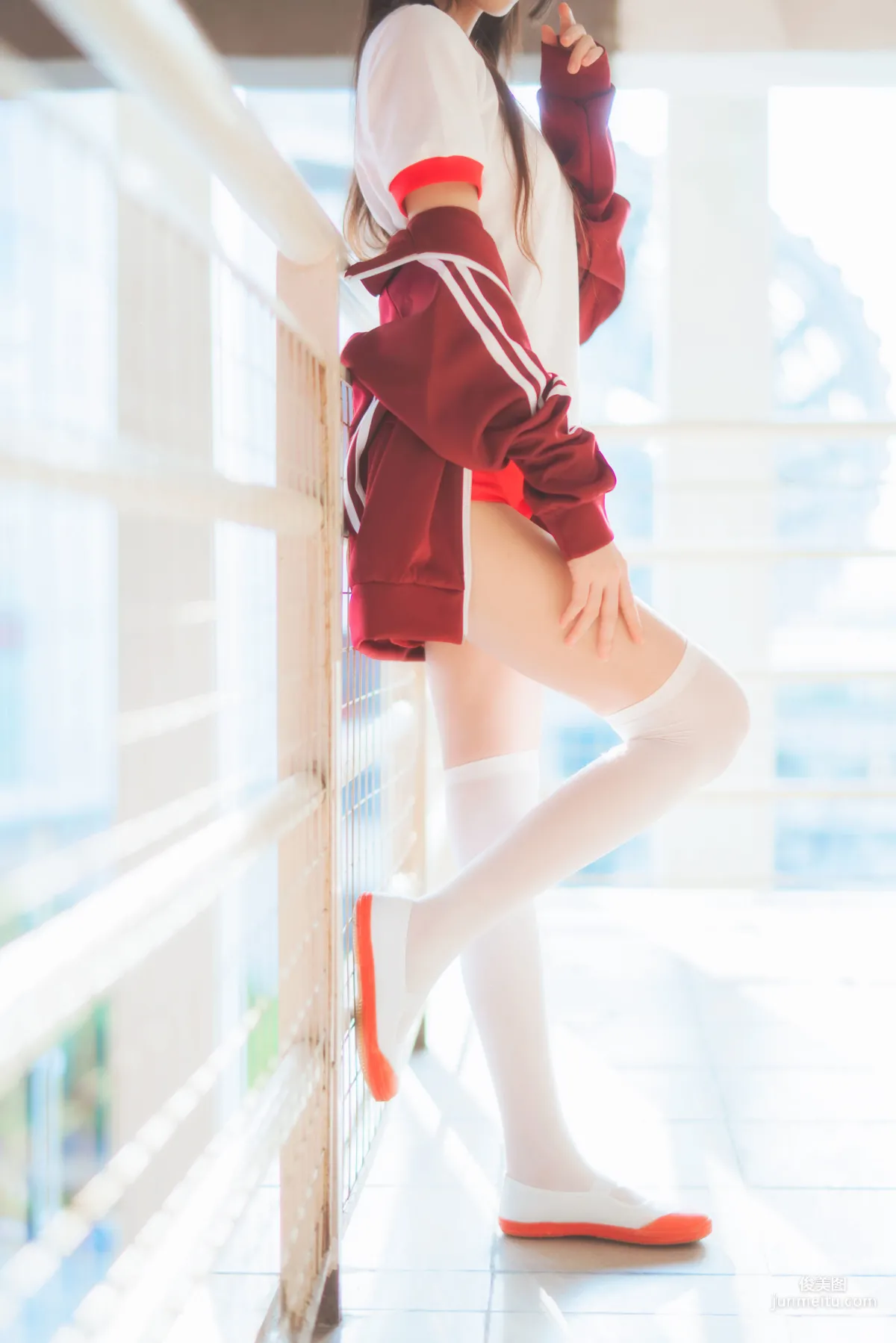 桜桃喵《紅色體操服》 [COSPLAY美女] 寫真集 14