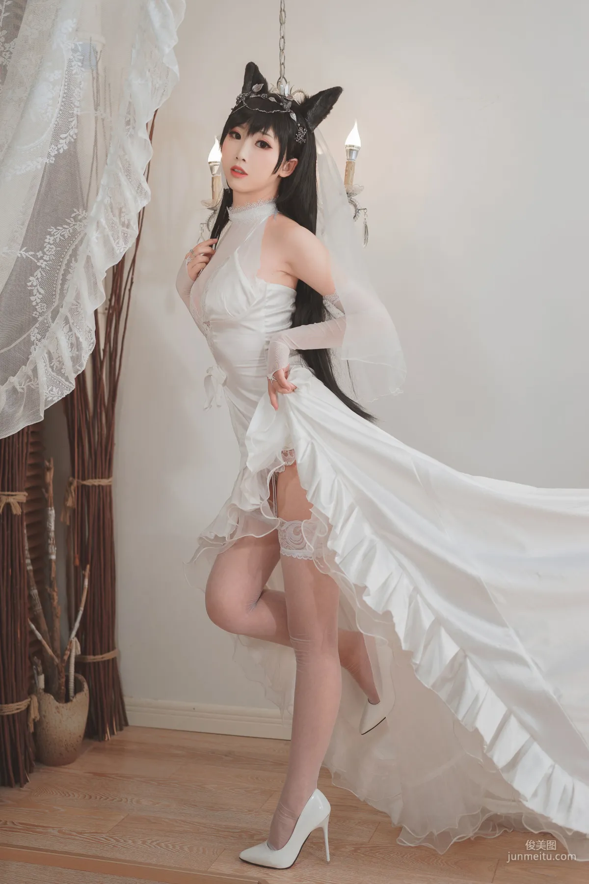 面餅仙兒《愛宕花嫁》 [福利COSPLAY] 寫真集 24