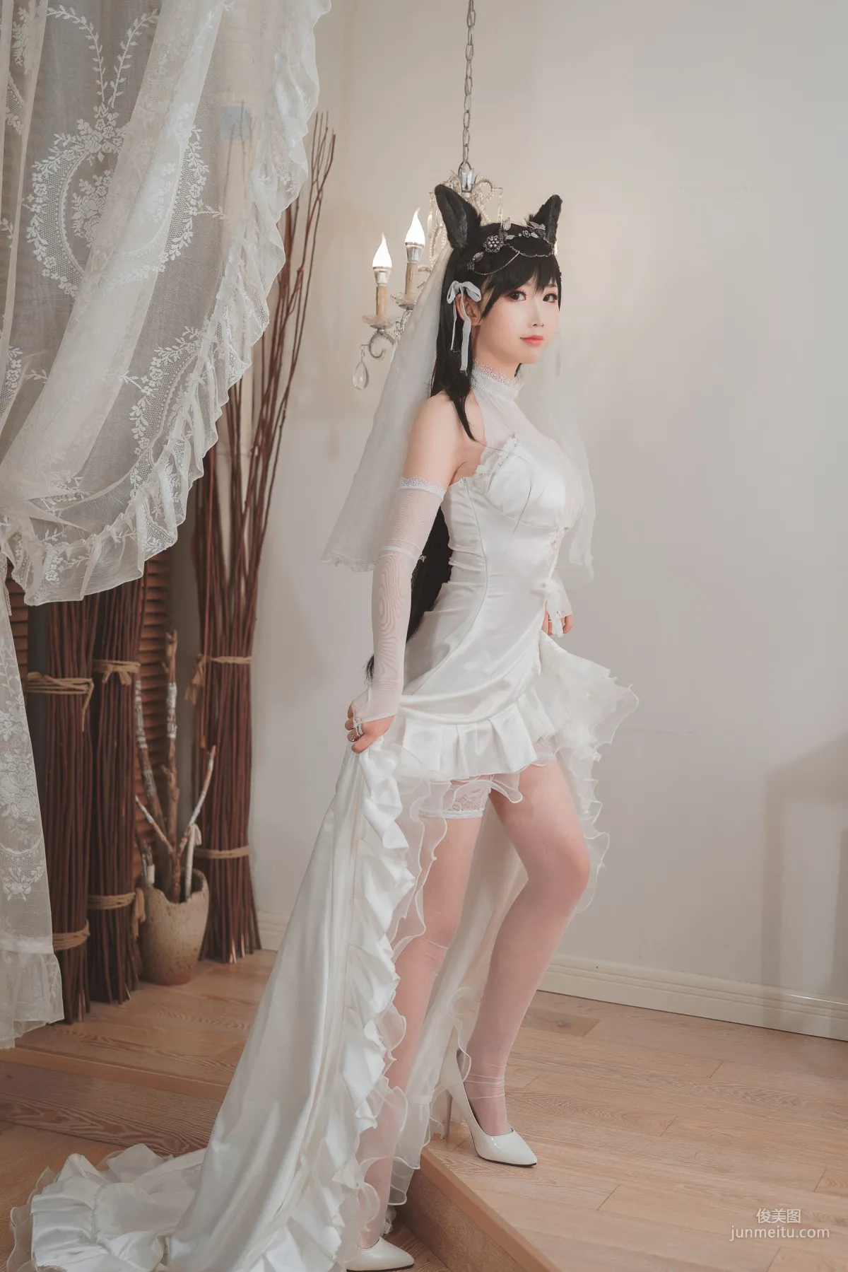 面餅仙兒《愛宕花嫁》 [福利COSPLAY] 寫真集 23