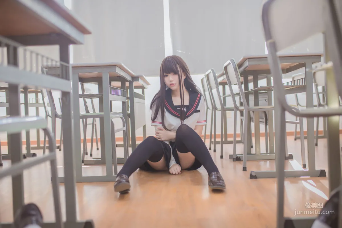 Yoko宅夏Cos《黑丝JK》 [COSPLAY美女] 写真集1