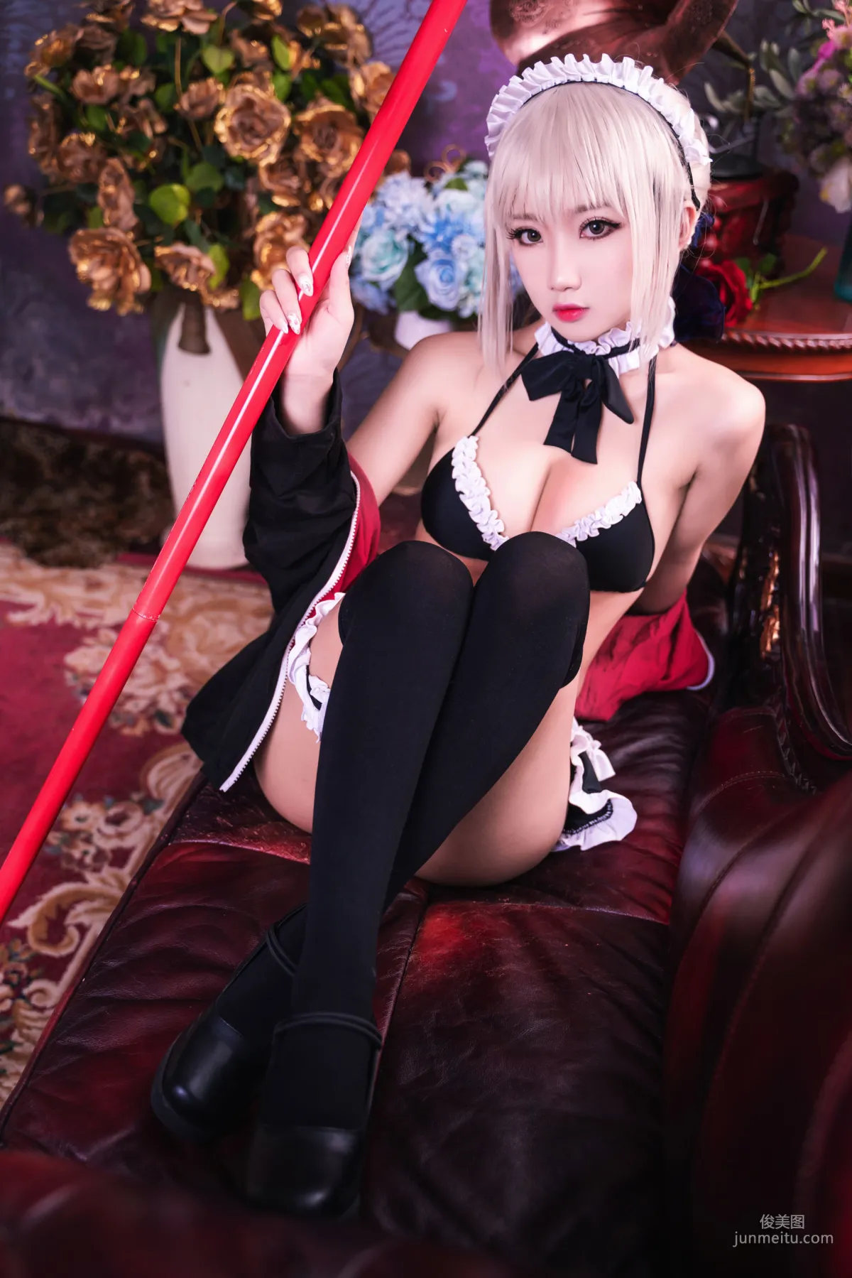 鬼畜瑤在不在w《黑絲女仆》 [COSPLAY福利] 寫真集 7