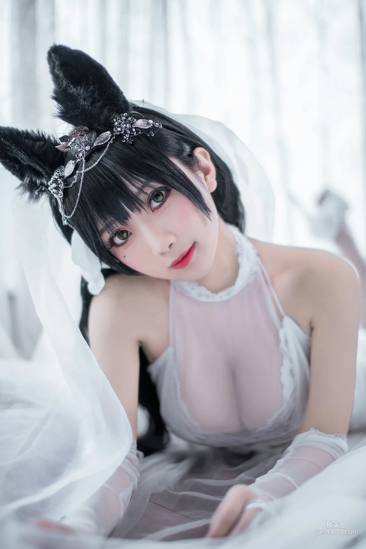 COSER鬼畜瑤《愛宕花嫁》 [COSPLAY福利] 寫真集 15
