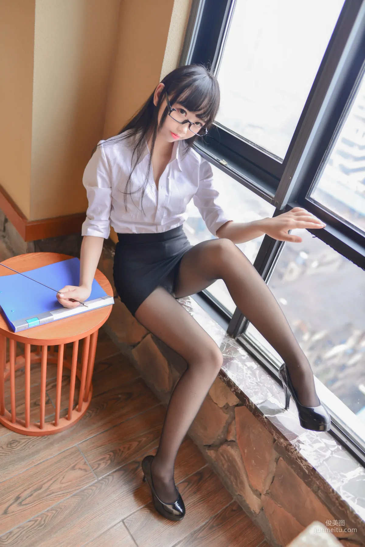 雪琪SAMA《教師黑絲》 [COSPLAY美女] 寫真集 4