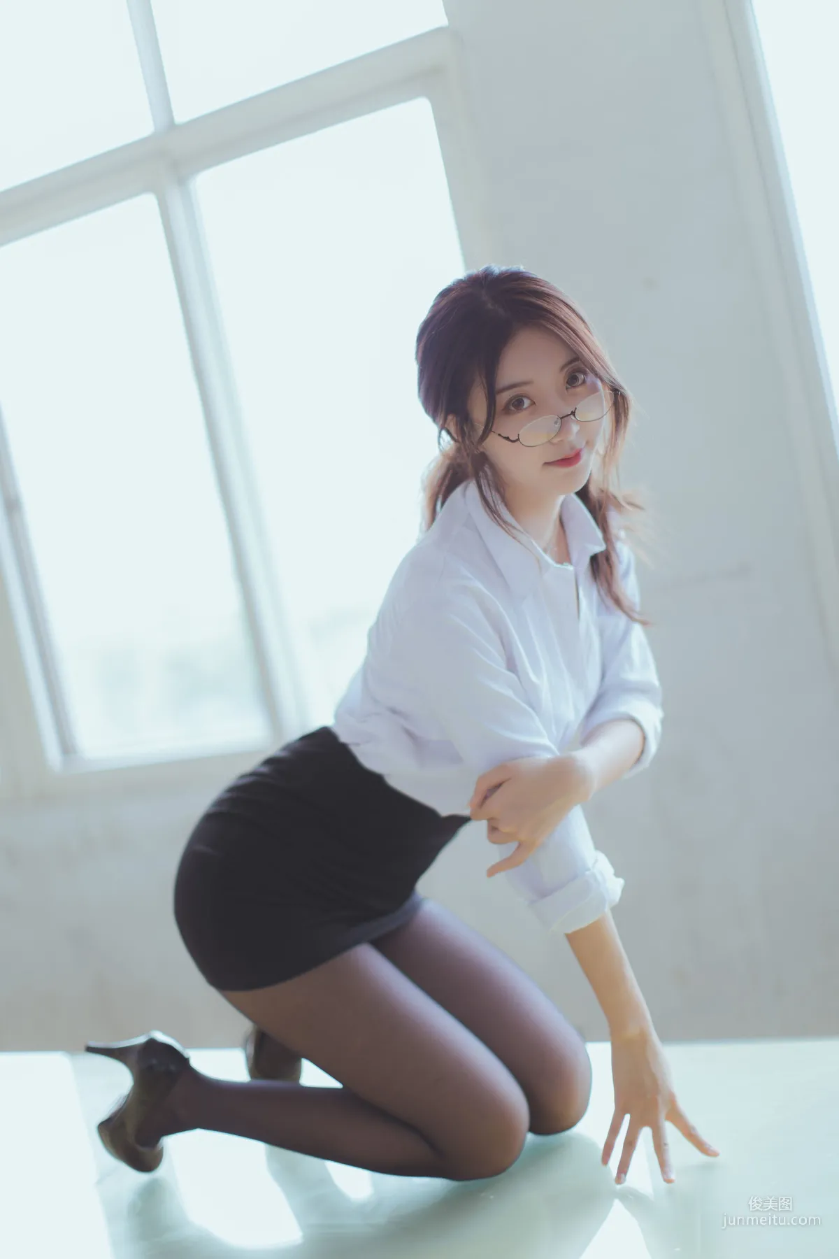 COSER黑川《黑絲教師》 [COSPLAY福利] 寫真集 38