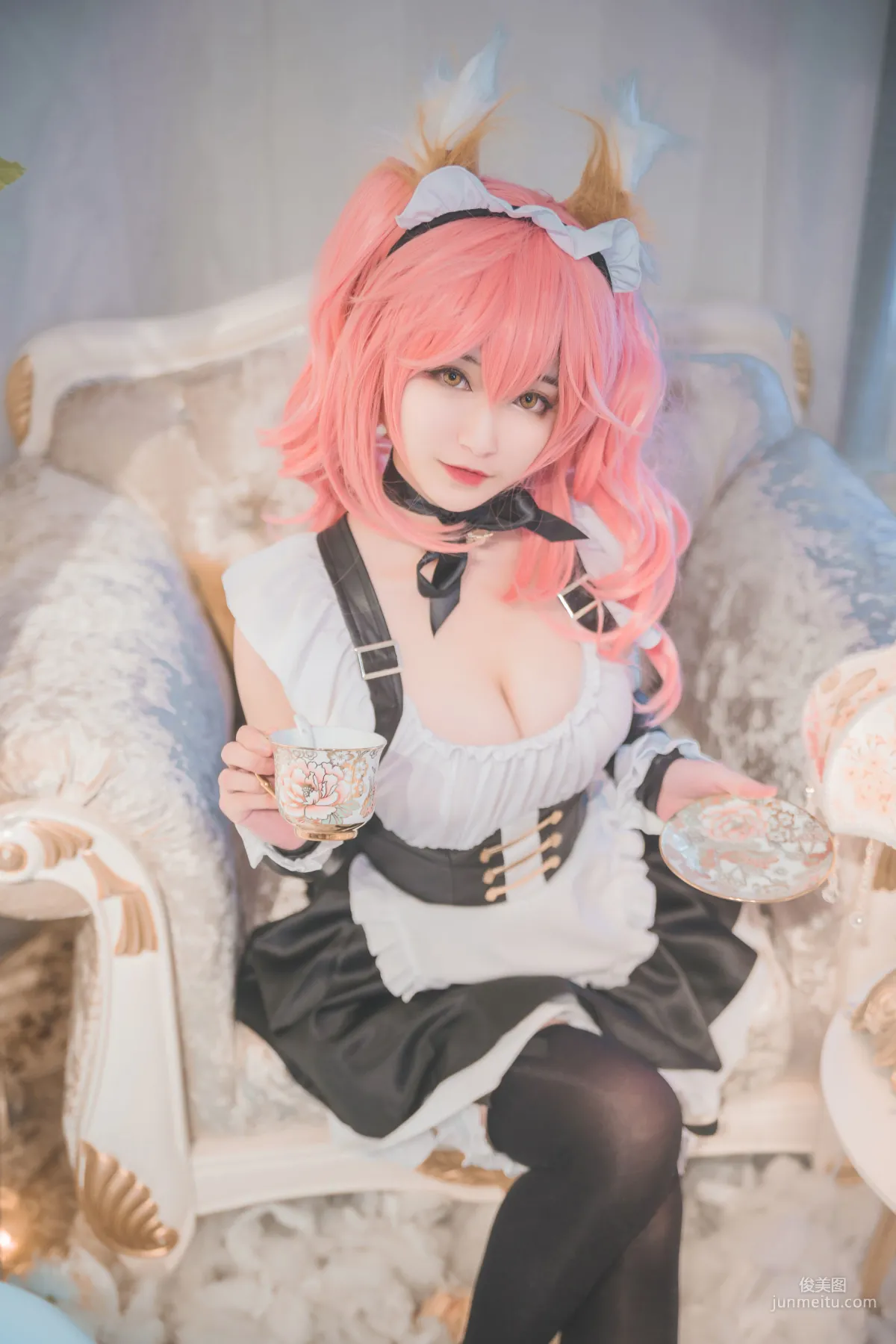 COSER鬼畜瑤 《玉藻前女仆》 [COSPLAY福利] 寫真集 4