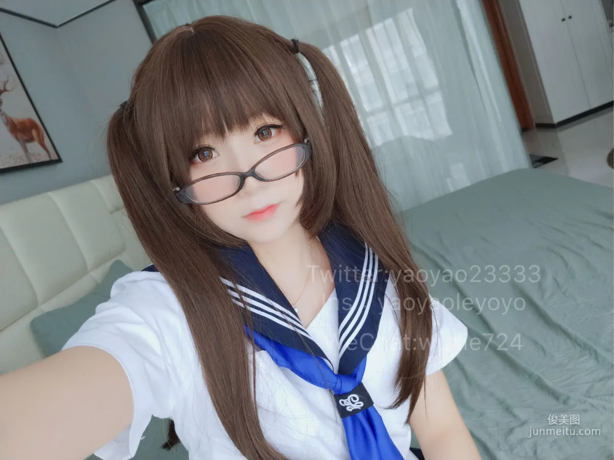 搖搖樂yoyo《藍色jk》 [COSPLAY福利] 寫真集 31