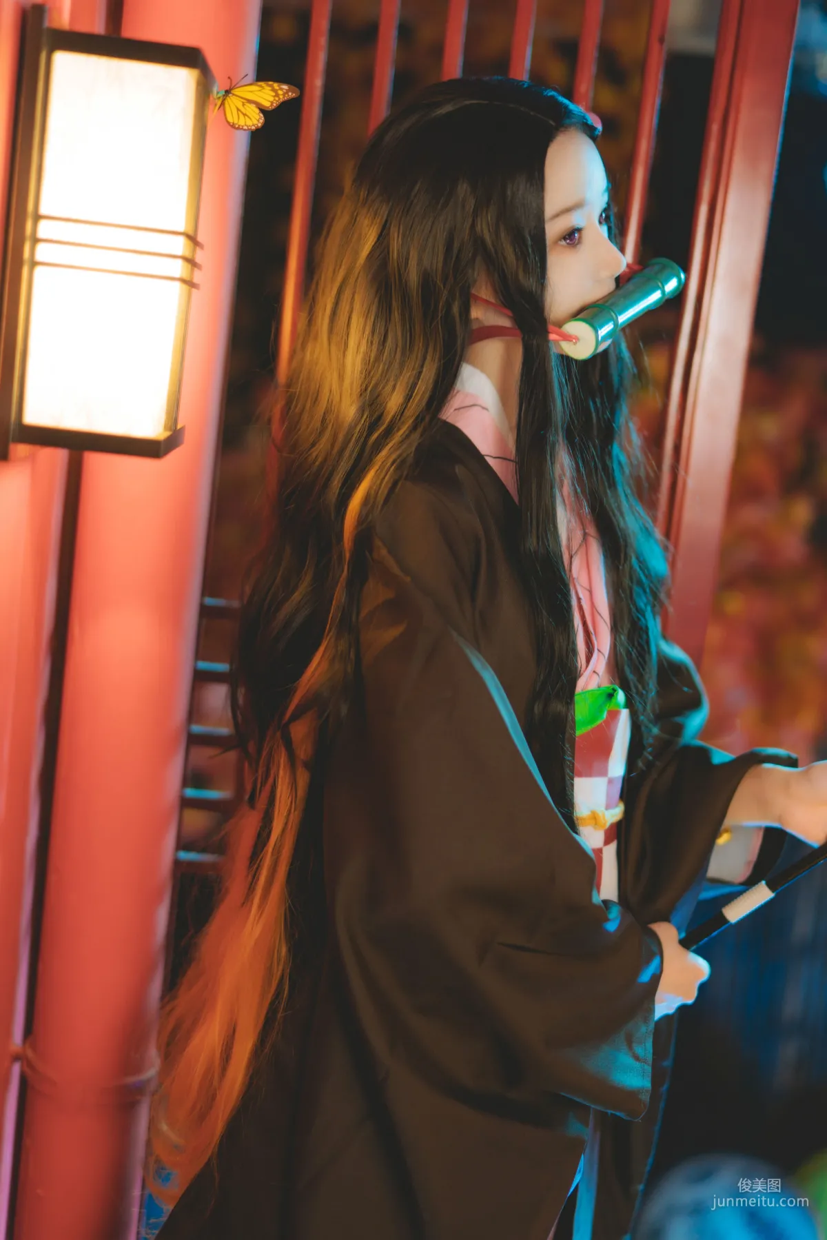 桜桃喵《灶门祢豆子》 [COSPLAY美女] 写真集8