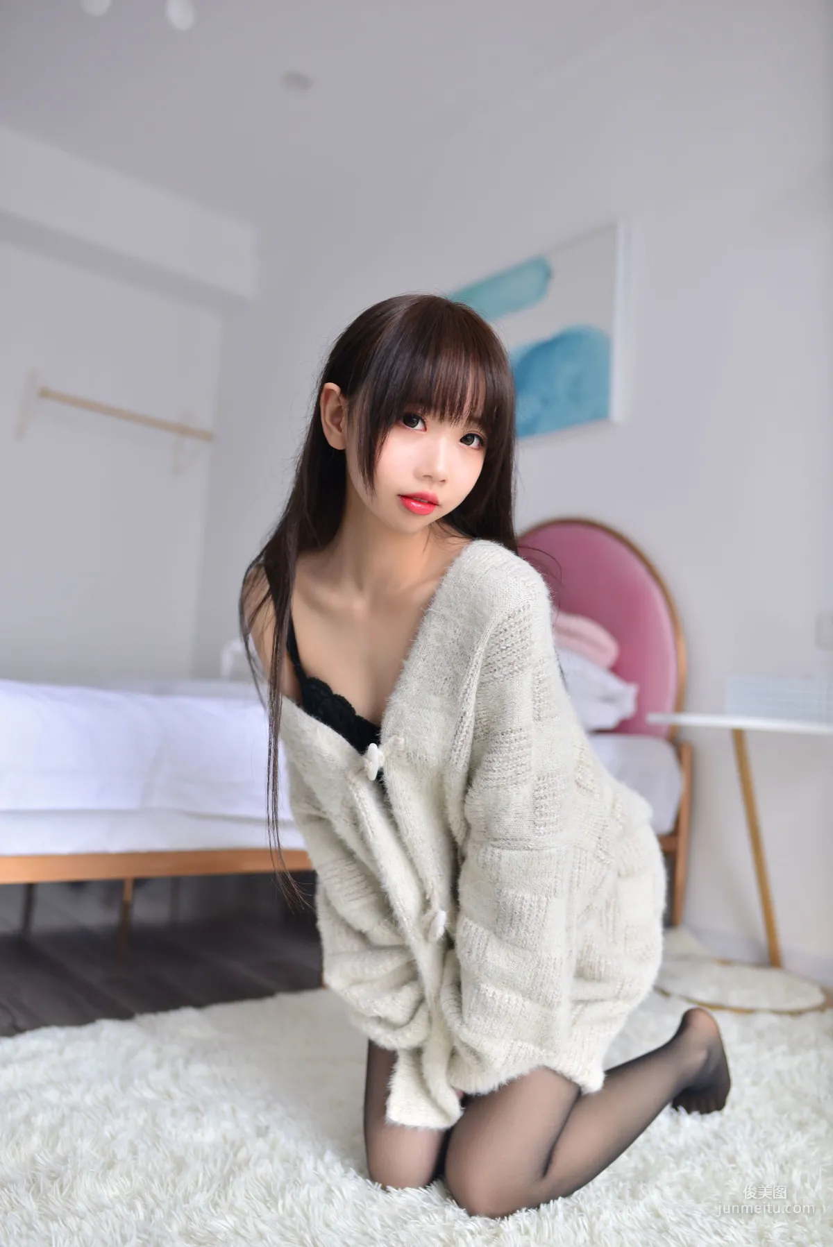 COSER雪琪SAMA《毛衣少女》 [福利COSPLAY] 寫真集 3