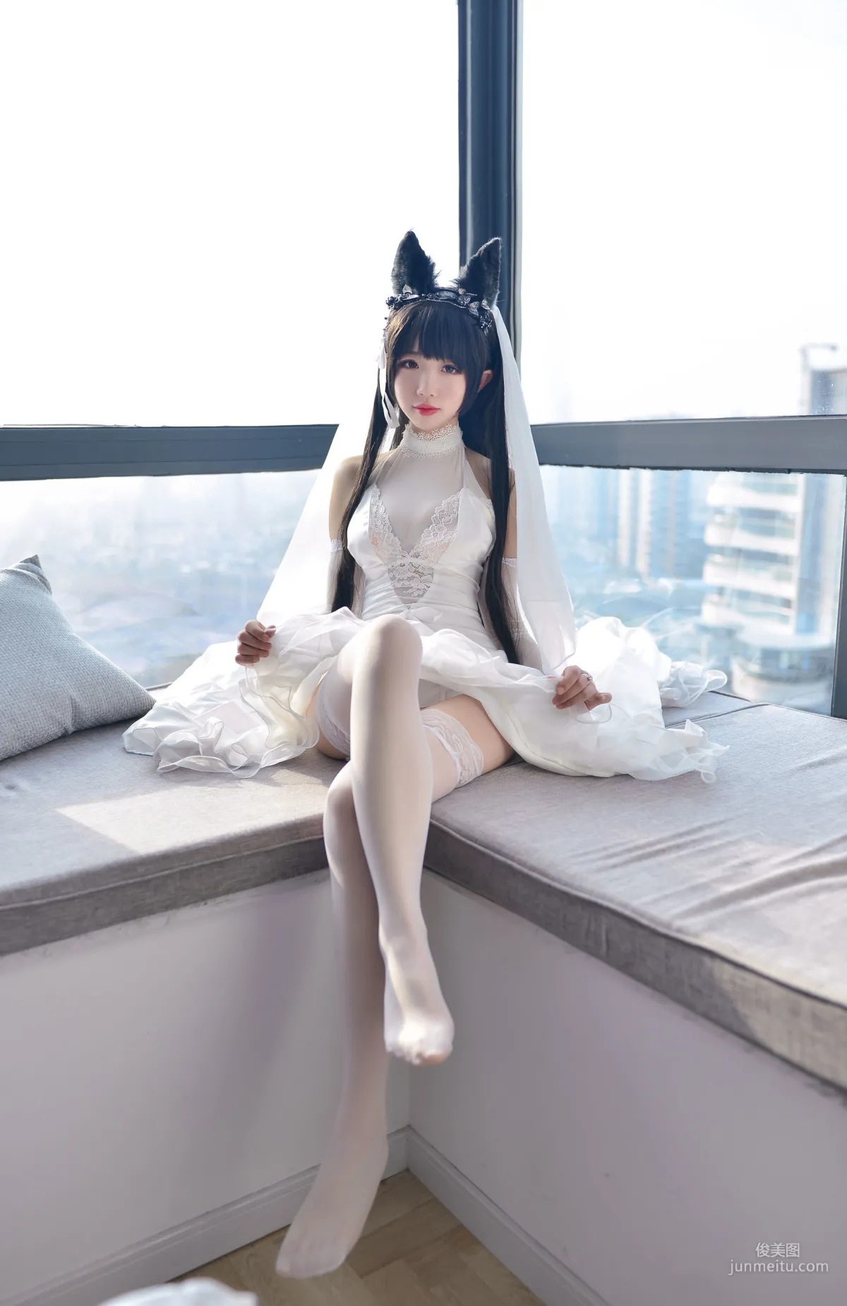 雪琪SAMA《愛宕婚紗》 [福利COSPLAY] 寫真集 21