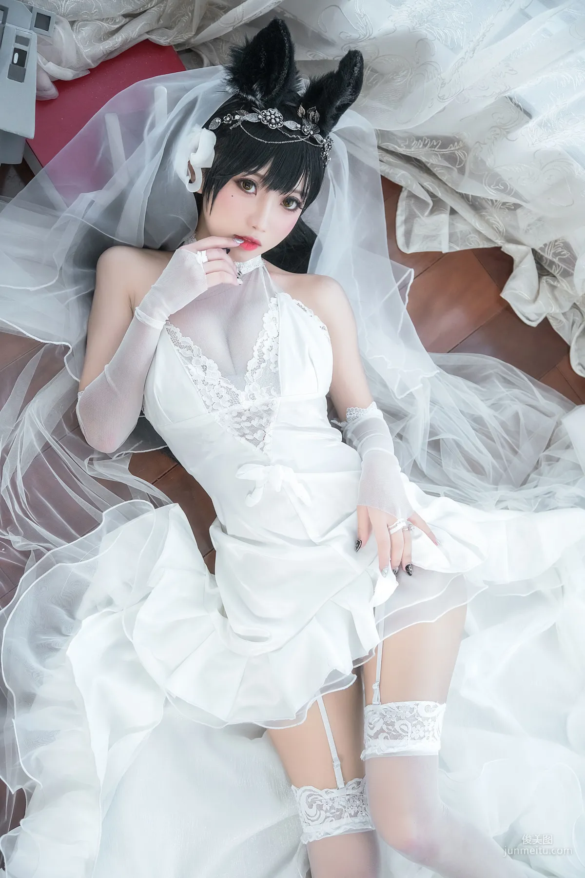 COSER鬼畜瑤《愛宕花嫁》 [COSPLAY福利] 寫真集 20