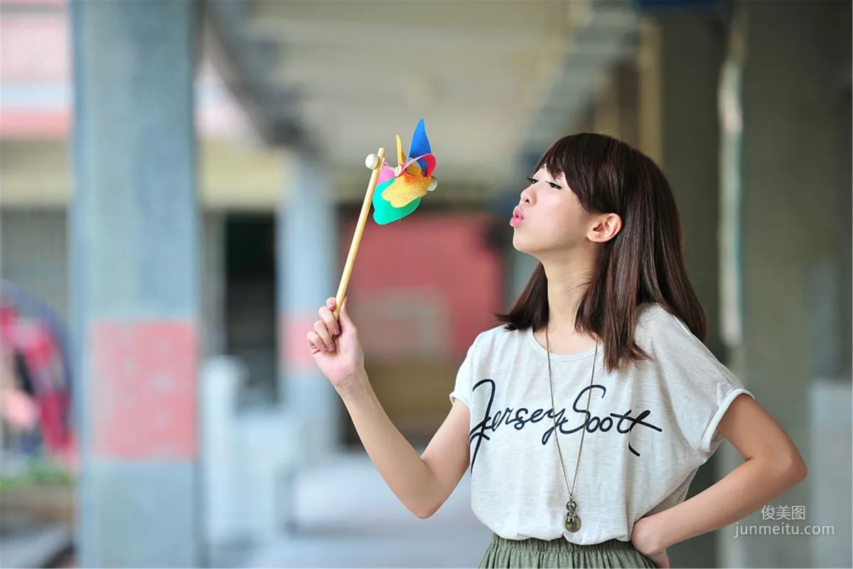 台灣正妹小玉《士林國小外拍》寫真集 15