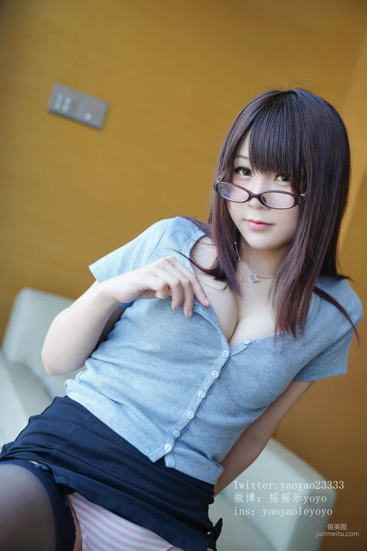 COSER搖搖樂yoyo《制服禦姐》 [COSPLAY福利] 寫真集 9