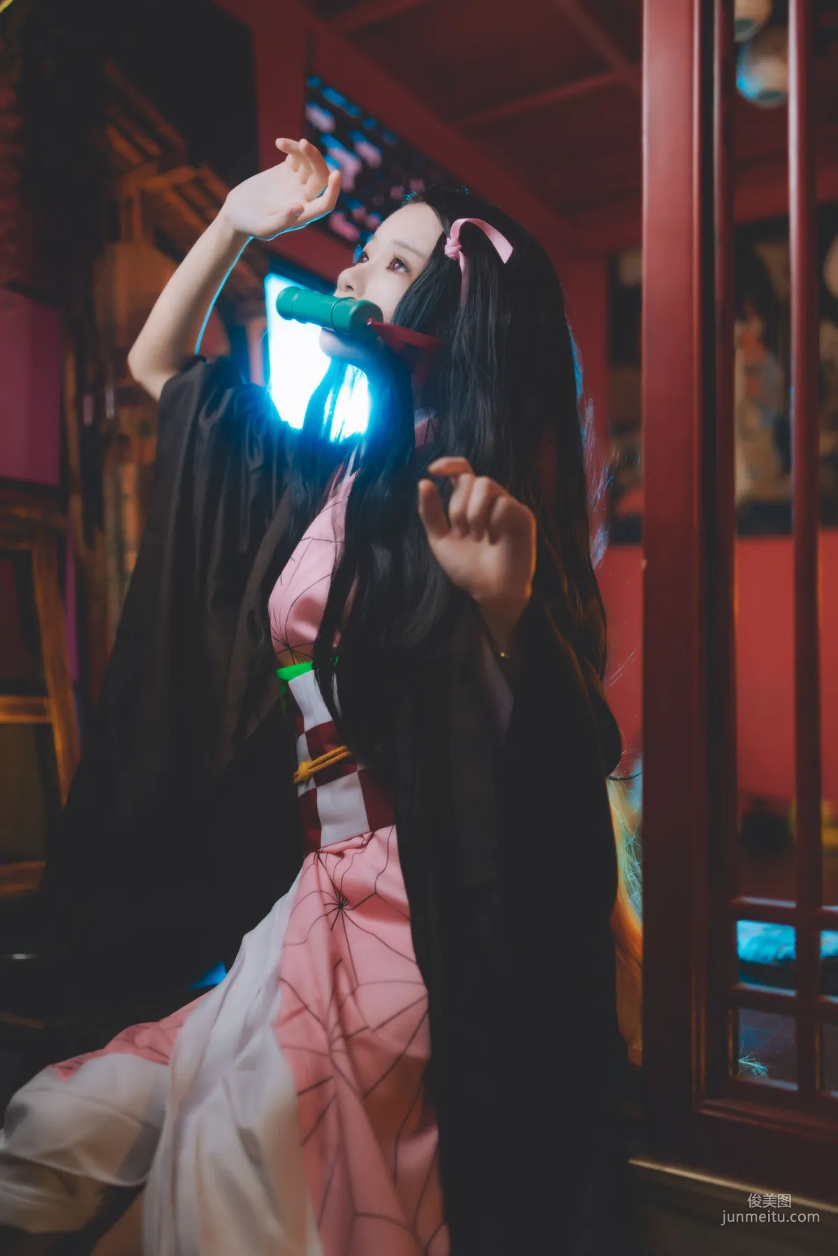 桜桃喵《灶门祢豆子》 [COSPLAY美女] 写真集11