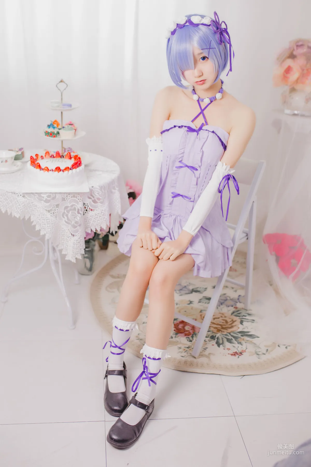木綿綿OwO《雷姆生日》 [COSER美女] 寫真集 19