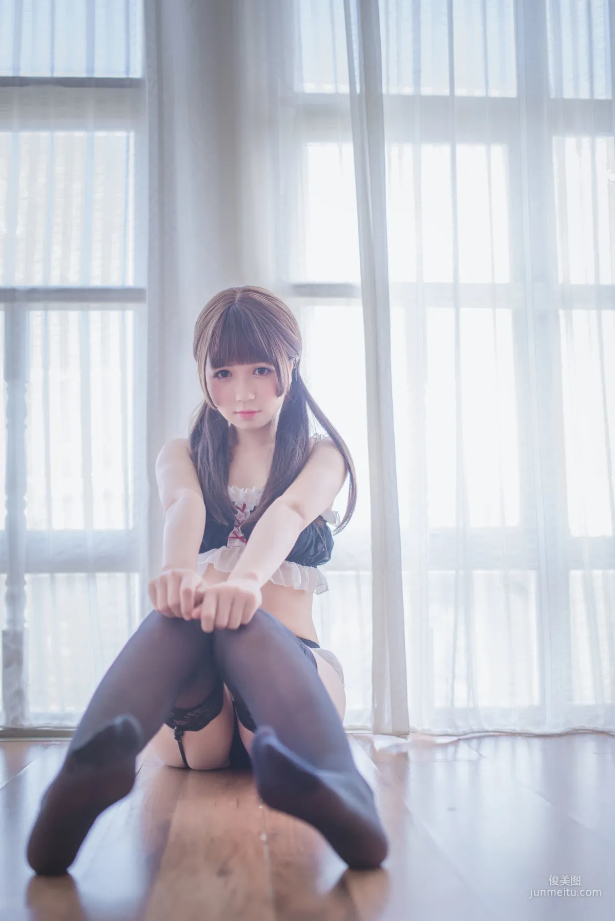 白金Saki《吊帶襪私房》 [COSPLAY福利] 寫真集 24