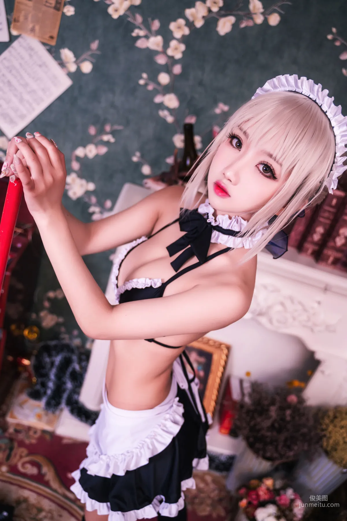 鬼畜瑤在不在w《黑絲女仆》 [COSPLAY福利] 寫真集 15