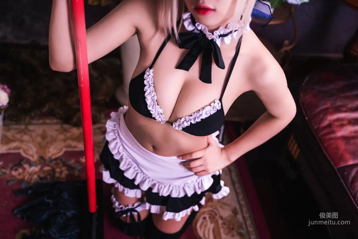鬼畜瑤在不在w《黑絲女仆》 [COSPLAY福利] 寫真集 17