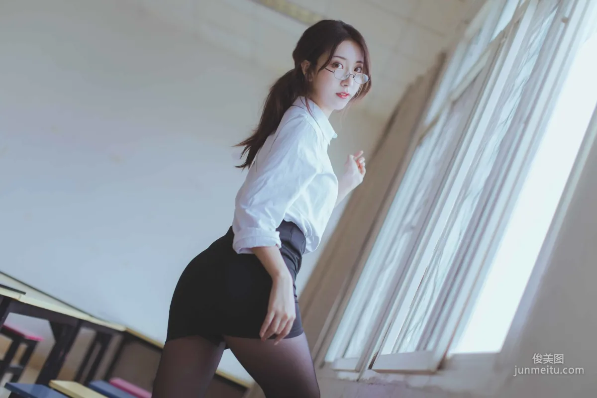 COSER黑川《黑絲教師》 [COSPLAY福利] 寫真集 5