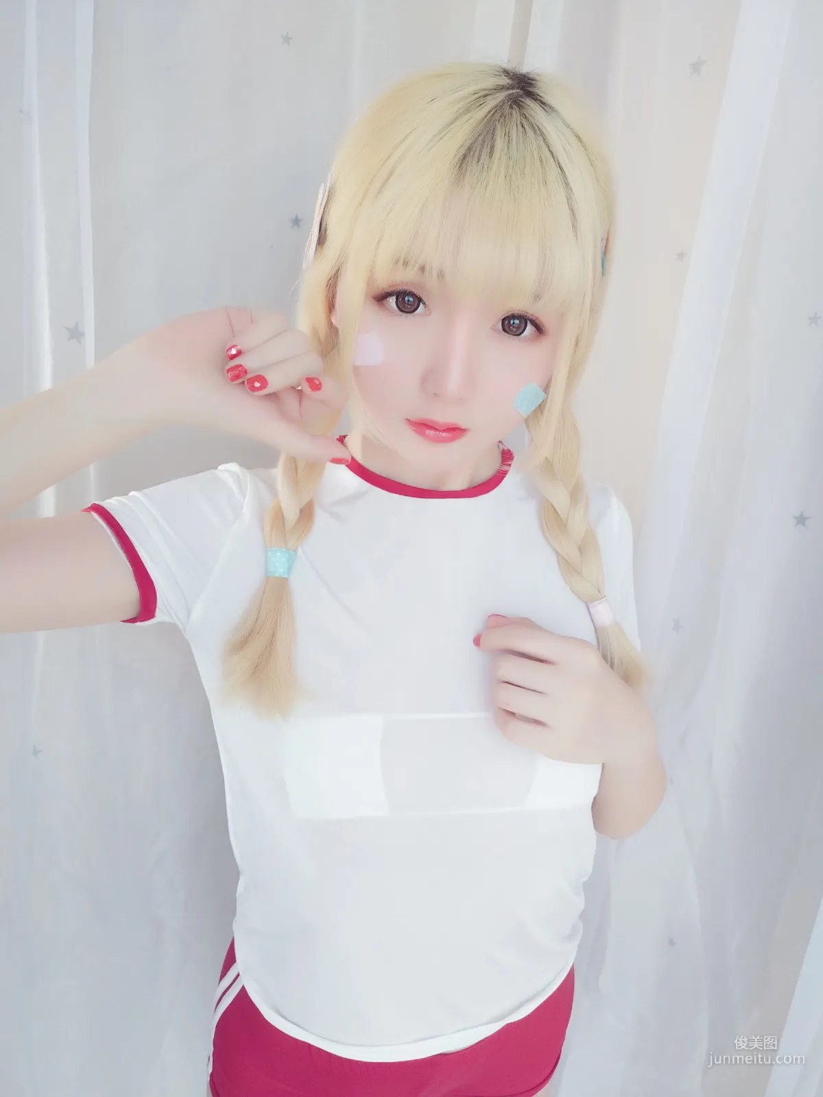 星之遲遲 《弱氣學園包》 [福利COSPLAY] 寫真集 43