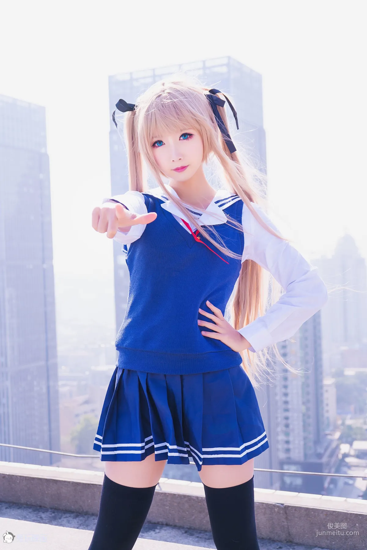COSER面餅仙兒《雙馬尾COS》 [COSPLAY美女] 寫真集 1