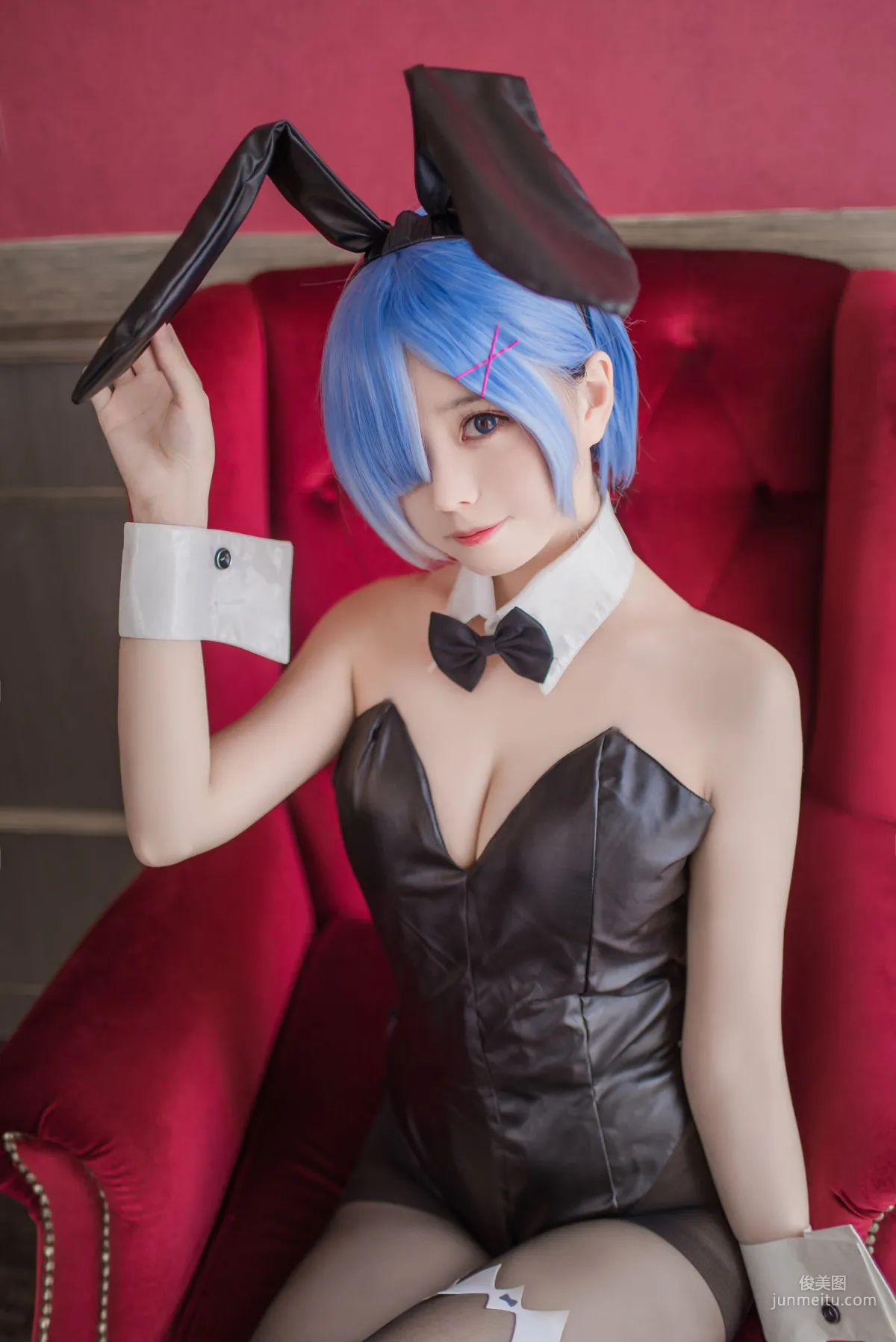 小野妹子w《白色紗裙+蕾姆護士+蕾姆兔女郎》 [COSPLAY美女] 寫真集 22