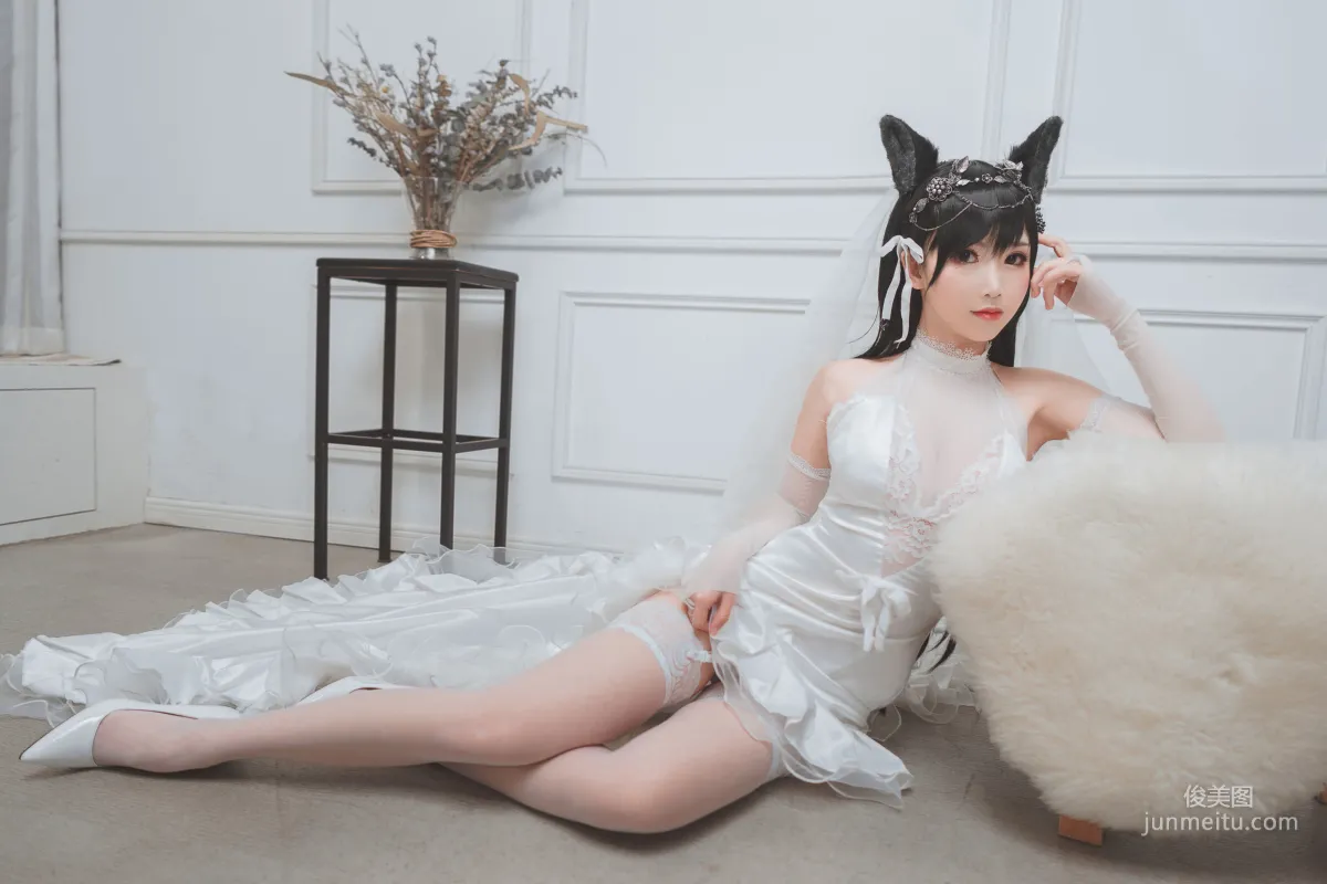 面餅仙兒《愛宕花嫁》 [福利COSPLAY] 寫真集 16