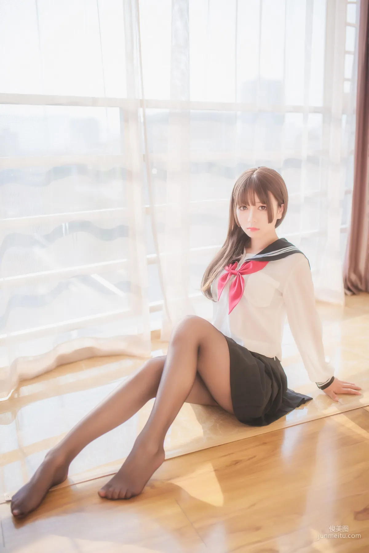 白金Saki《半透明水手服》[COSPLAY福利] 寫真集 9