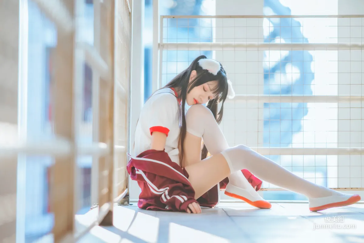 桜桃喵《紅色體操服》 [COSPLAY美女] 寫真集 24