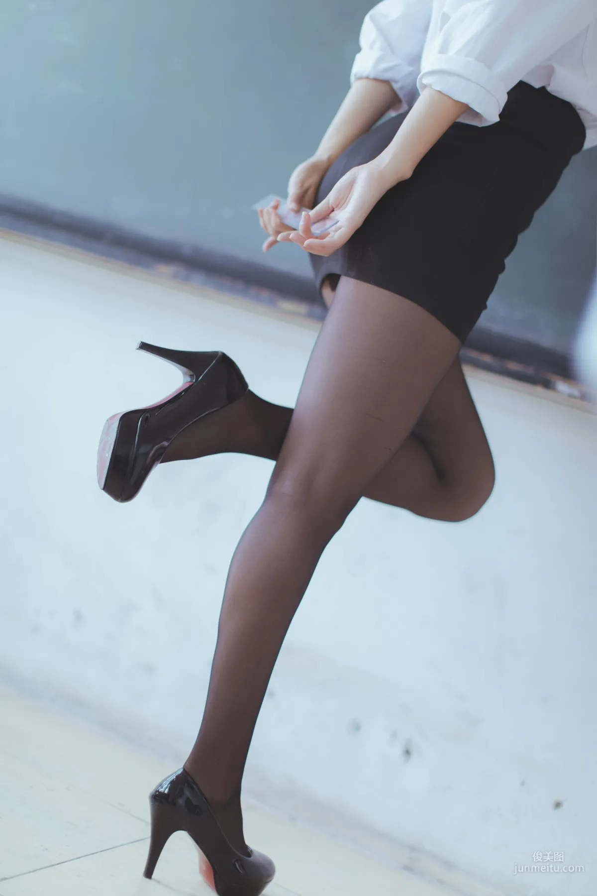 COSER黑川《黑絲教師》 [COSPLAY福利] 寫真集 35