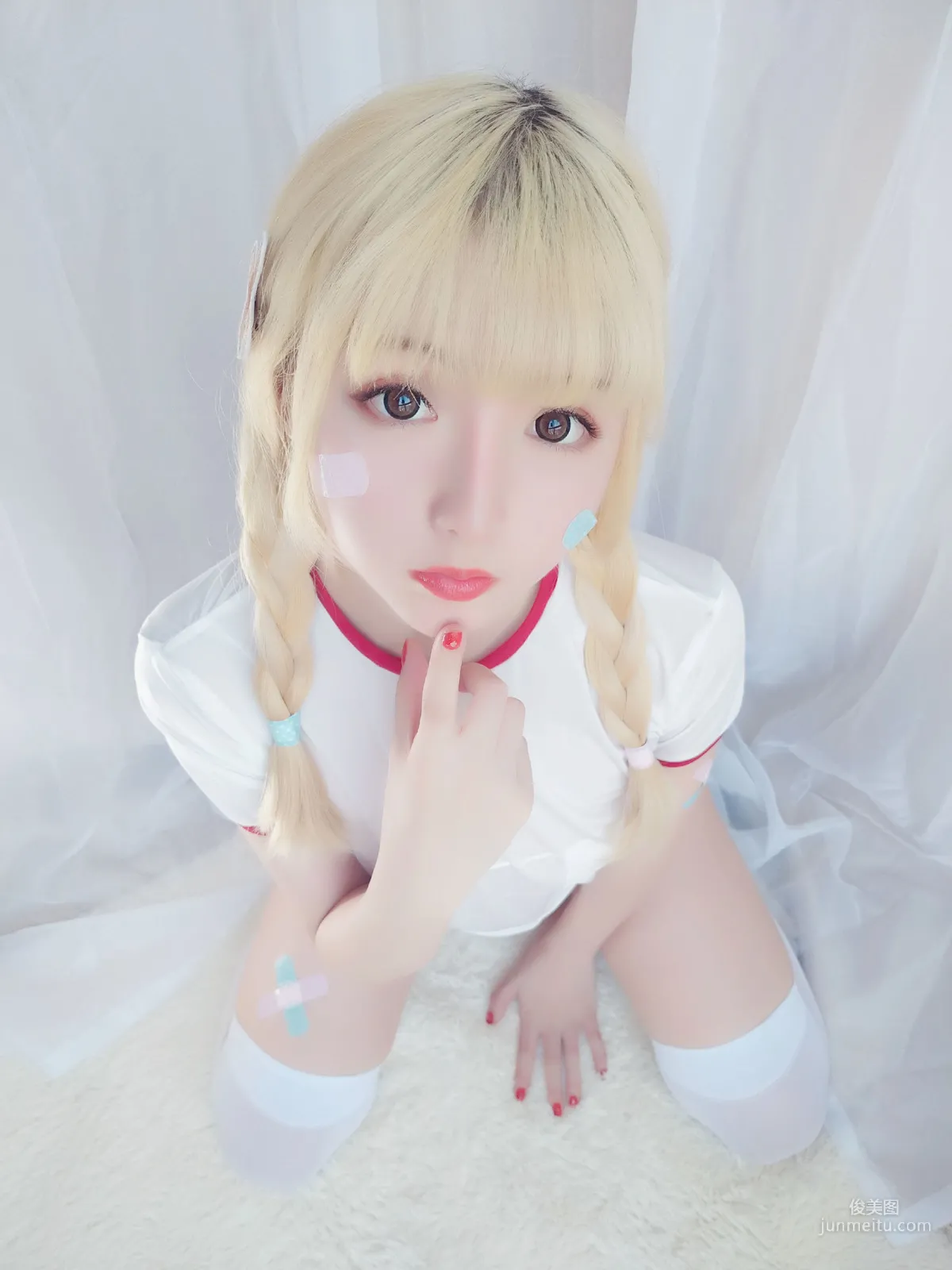 星之遲遲 《弱氣學園包》 [福利COSPLAY] 寫真集 54