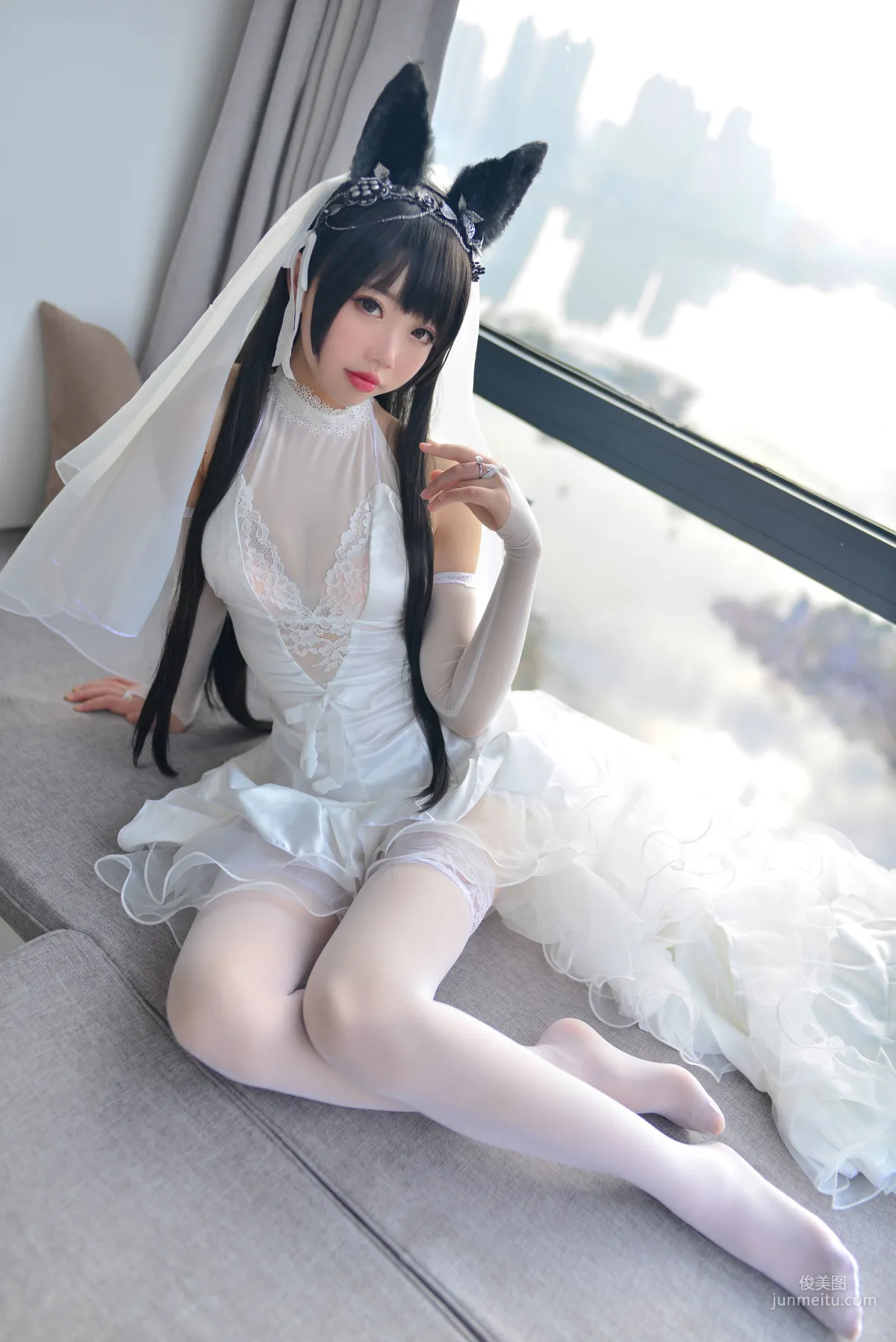 雪琪SAMA《愛宕婚紗》 [福利COSPLAY] 寫真集 10